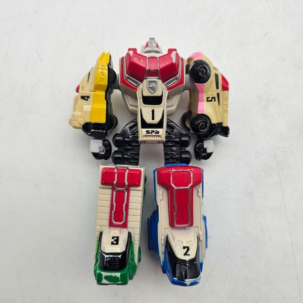 Power Rangers SPD Delta Squad Megazord Action Figure Bandai 2005 5" Robot Toy
